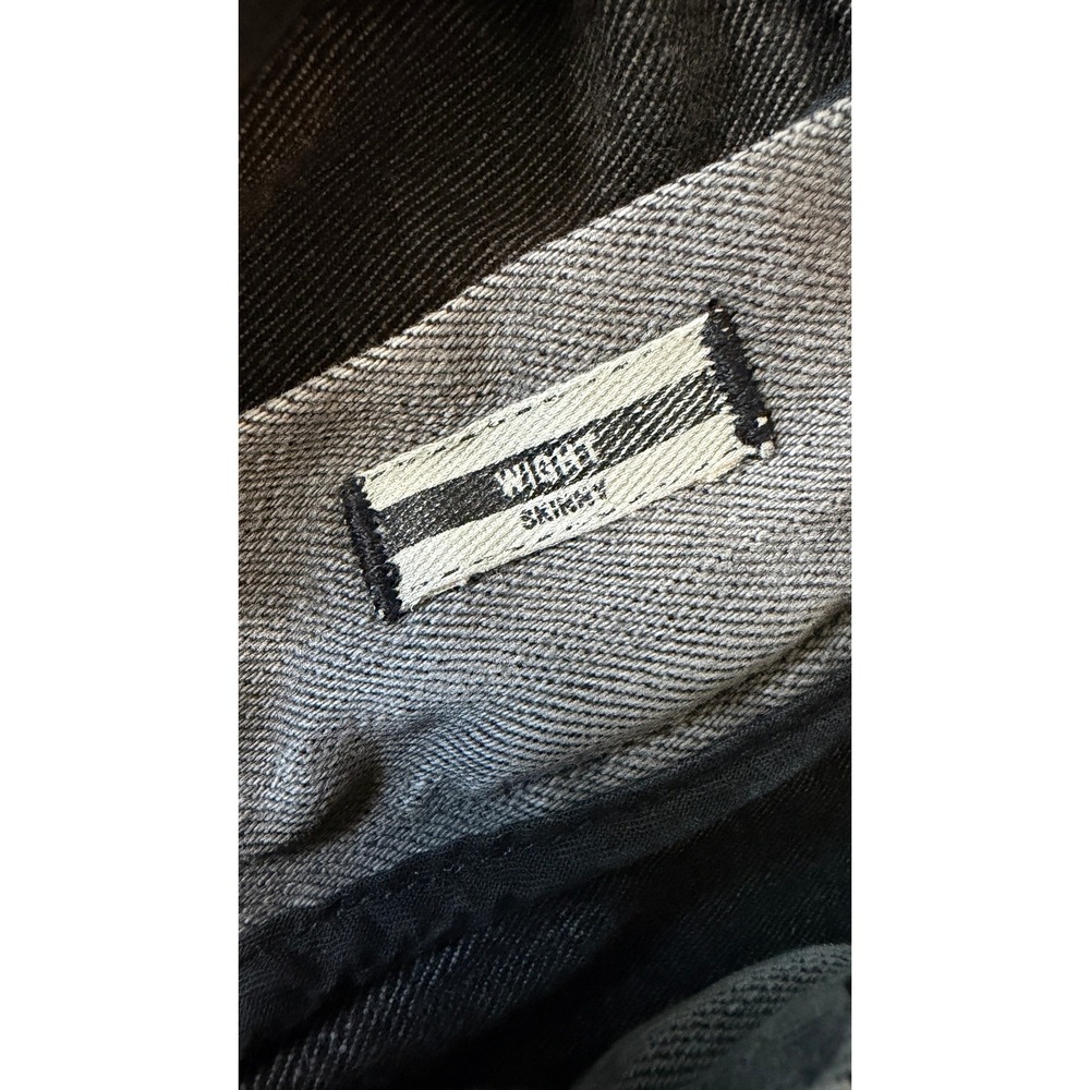 John Varvatos USA Wight Skinny Mens Gray Denim Jeans Size 36 - Picture 7 of 11